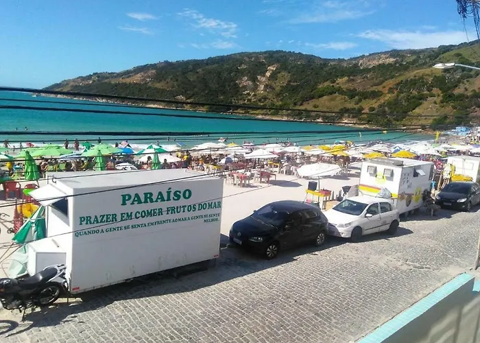 De frente para o Caribe brasileiro.